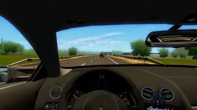 [City Car Driving] Présentation de mod Lamborghini REVENTON :) смотреть онлайн