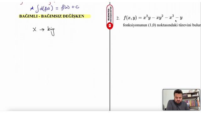 DİFERANSİYEL DENKLEMLER - 1 / DİFERANSİYEL KAVRAMI - ÇOK DEĞİŞKENLİ DİFERANSİYEL / ÖABT MATEMATİK смотреть онлайн