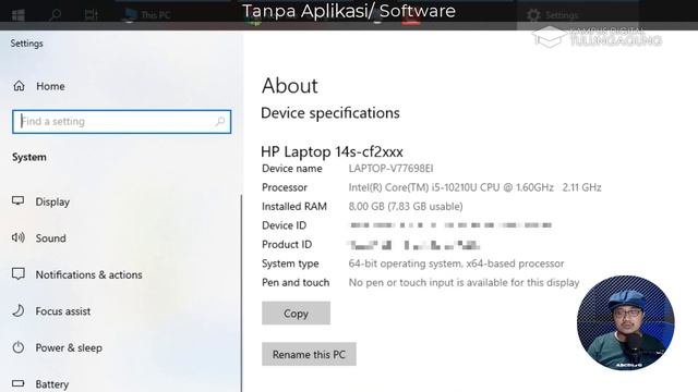Cara Mudah mengetahui spesifikasi laptop смотреть онлайн