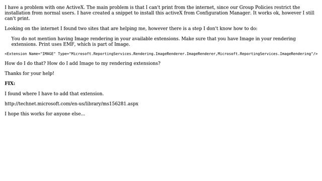 Unix & Linux: How to add IMAGE to rendering extensions? смотреть онлайн