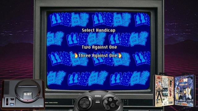 Challenge - Yuyu Hakusho 1 V 3 Super Hard [Genesis][HD]