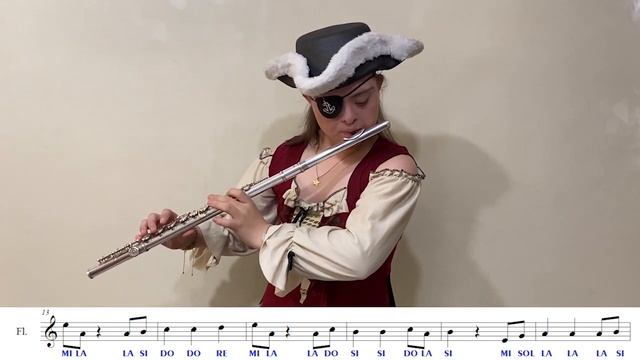 Piratas del Caribe - Hans Zimmer en Flauta Traversa смотреть онлайн