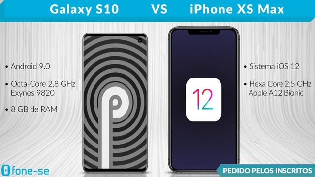 S10 vs iPhone XS Max (Comparativo) смотреть онлайн
