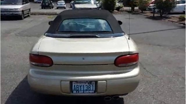 2000 Chrysler Sebring Used Cars OB1 Car Company Burlington S смотреть онлайн
