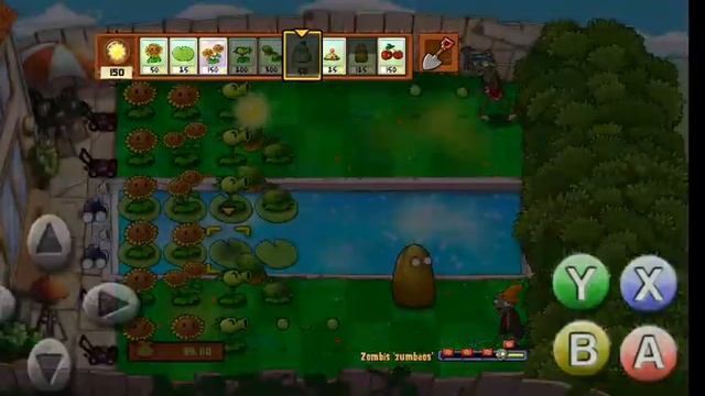 PvZ Xbox in Android Zombie Minigame Middle Zombie Quick смотреть онлайн