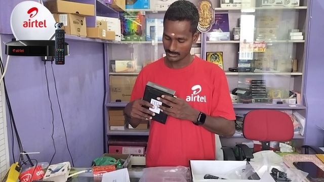AIRTEL DTH 3.0 X STEAM Android Hd set Top box Unboxing Review in Tamil // RK DTH Service смотреть онлайн