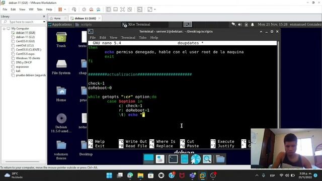 3.4 (B) Experiment 10-5 Automatización con scripts BASH en Debian 11 смотреть онлайн