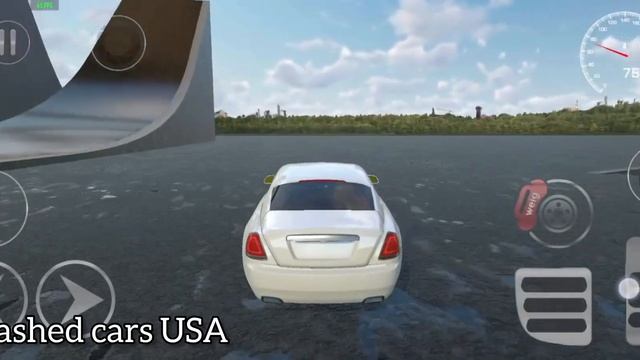 Driving Rolls-Royce in BeamNG drive on Android смотреть онлайн