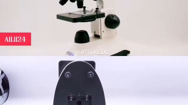 OPTO-EDU A11.1124 Student Microscope, Cordless Dual Light, Plastic Body смотреть онлайн