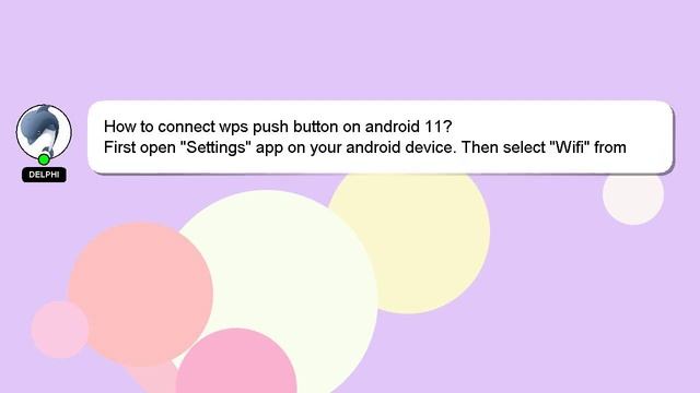 How to connect wps push button on android 11? смотреть онлайн