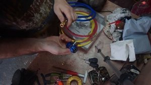 Переходник для заправки хладогента в кондиционер авто