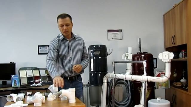 Монтаж встроенного пылесоса Часть 2 Сухая уборка mp4 смотреть онлайн