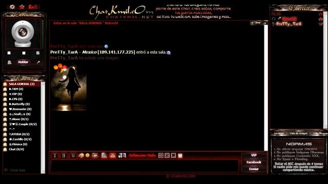 Visichat Gothic Touch Theme смотреть онлайн