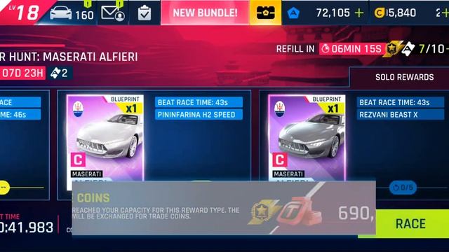 Asphalt 9 [Touchdrive] CAR HUNT: MASERATI ALFIERI | PININFARINA H2 SPEED & REZVANI BEAST X смотреть онлайн