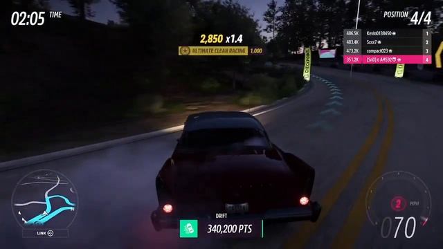 Forza Horizon 5 - Drifting The New Plymouth Fury! 561k On Lookout Circuit (awd)