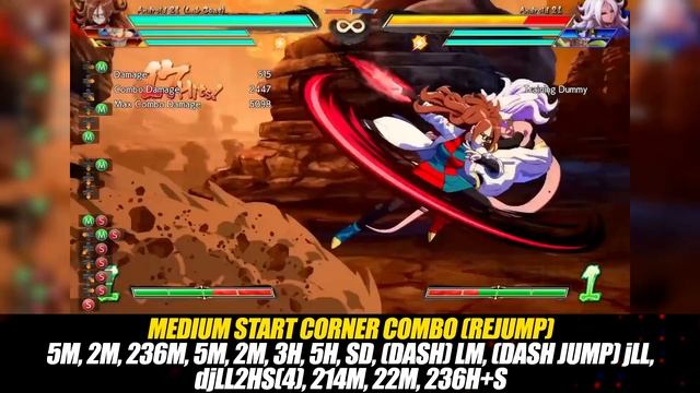 [DBFZ] ANDROID 21 (LAB COAT) COMBO GUIDE - BNB, TOD, MIX смотреть онлайн