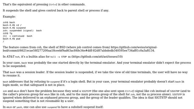 Unix & Linux: What is the purpose of the bash `suspend` builtin command? (2 Solutions!!) смотреть онлайн