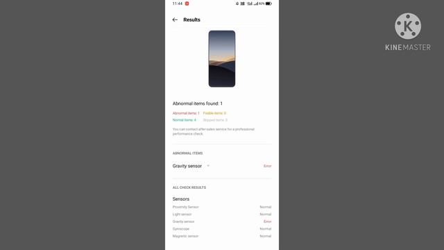 realme component check | Gravity sensor test in realme | realme diagnostics test