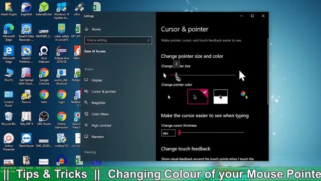 How to change your Mouse Pointer Size and Color in Windows OS?? || Easily Explained || Tips & Trick смотреть онлайн