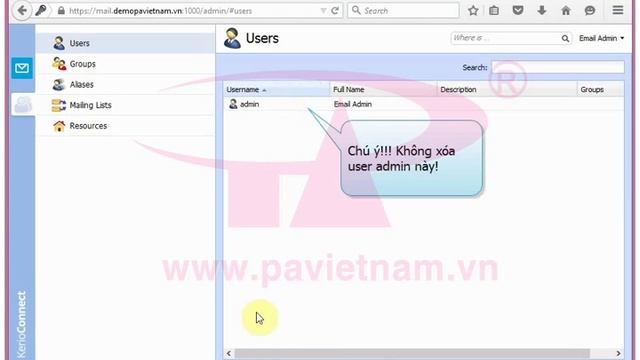 Hướng dẫn - Tạo tài khoản Email trên Kerio Connect | P.A Việt Nam смотреть онлайн