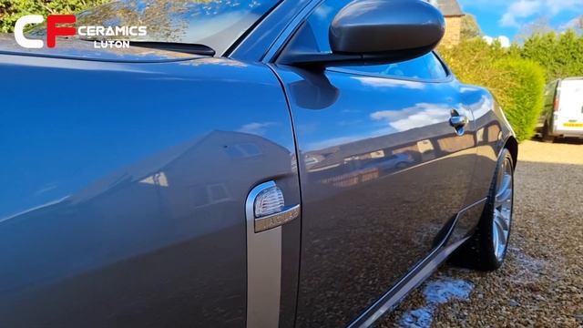 8 year car ceramic coating. 2008 Jaguar XKR by CF Ceramics Luton. смотреть онлайн