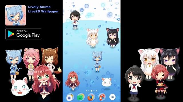 *NEW FEATURE* Multiple Characters on Wallpaper - Lively Anime Live Wallpaper смотреть онлайн