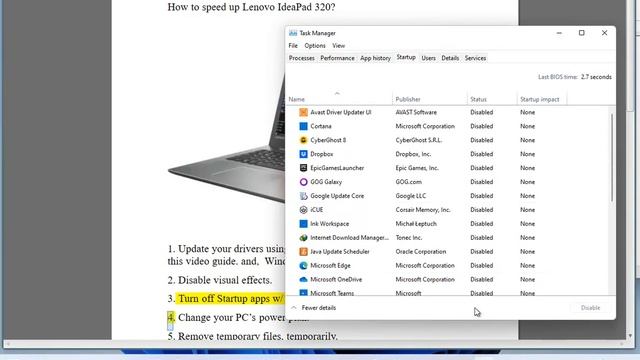 Speed up Lenovo IdeaPad 320 смотреть онлайн