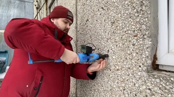 Испытание анкеров на вырыв. Вырыв анкера.