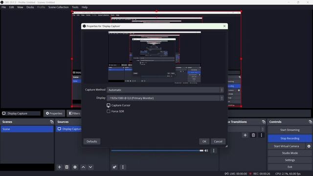 How To Hide Mouse Cursor In Obs Window Capture смотреть онлайн
