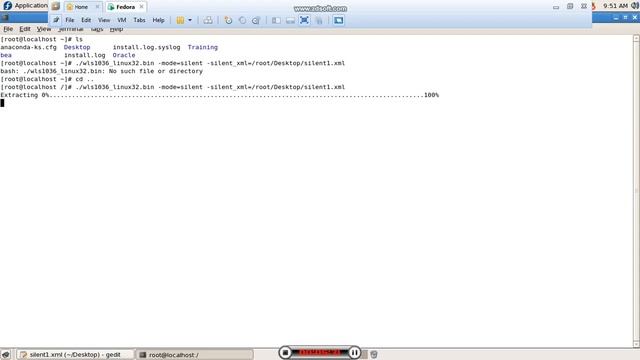 0 2 weblogic server Silent mode installation in Linux смотреть онлайн