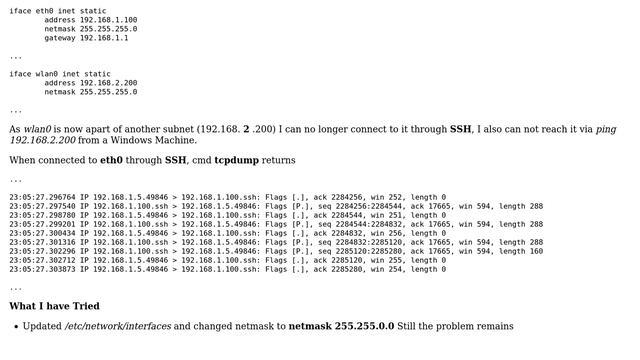 Unix & Linux: How to assign two iface to different subnets? смотреть онлайн