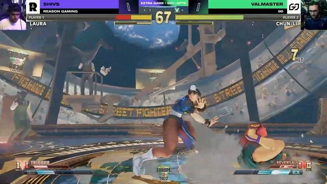 Shivs (Laura) vs. Valmaster (Chun-Li) - Extra Game - BO1 - Street Fighter League Pro-EU 2022 Week 1 смотреть онлайн