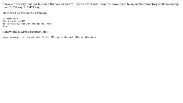 How to rename files with sequential names to an another sequence using Terminal? смотреть онлайн