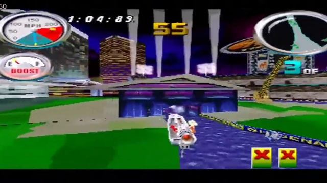Hydro Thunder - Chumdinger - Hydro Speedway - Emulator PS1 epsxe Android смотреть онлайн