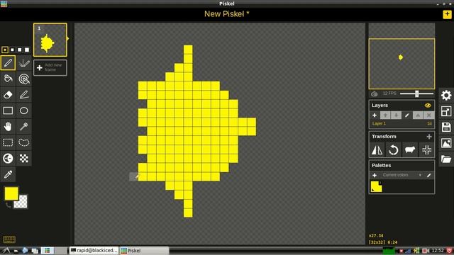 Trying out Piskel on Linux смотреть онлайн