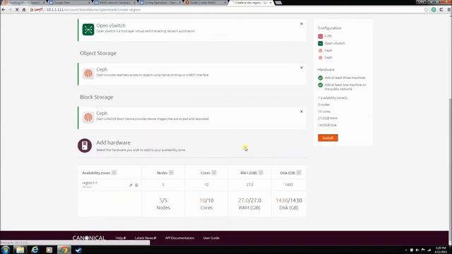 Ubuntu Openstack install step 8: Openstack cloud install, the cloud is ready смотреть онлайн