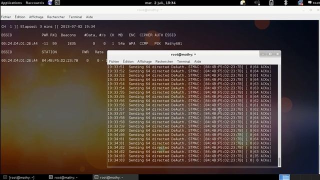 Kali Linux WPA-PSK/TKIP CCMP смотреть онлайн
