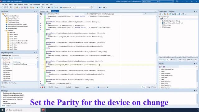 Comport DLL Code Demo смотреть онлайн