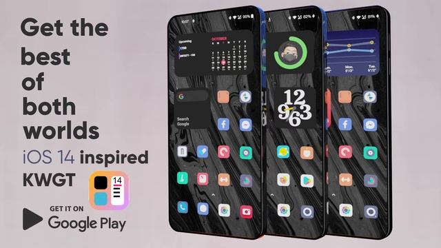 iOS inspired KWGT - The best of both worlds смотреть онлайн