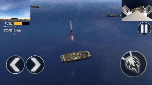 The worst game in android/iOS ( space rocket first stage landing simulator ) смотреть онлайн