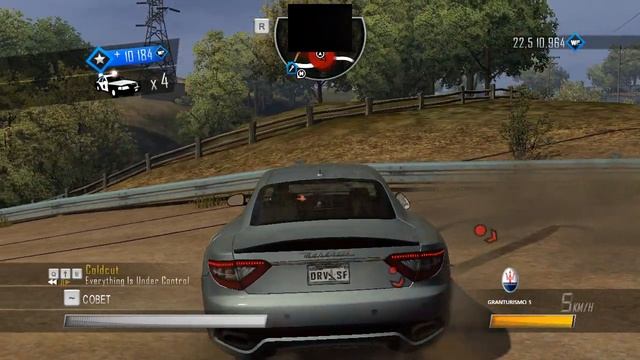 Maserati GranTurismo SPORT RS GT DRIFT супер спорт кар уходит от копов в дрифте смотреть онлайн