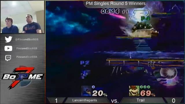 BoPME 7 PM - LanceinthePants (Falco) vs. Trail (Ganondorf, Bowser) смотреть онлайн