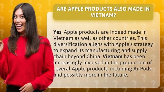 Are Apple products also made in Vietnam? смотреть онлайн