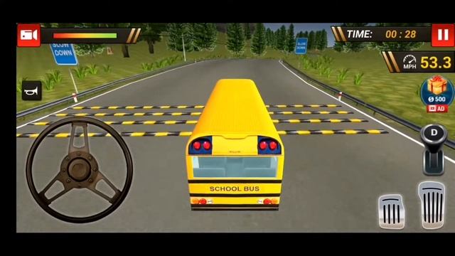 Offroad School Bus Driving Simulator School Bus Driving Android iOS Gameplay GHBVB смотреть онлайн