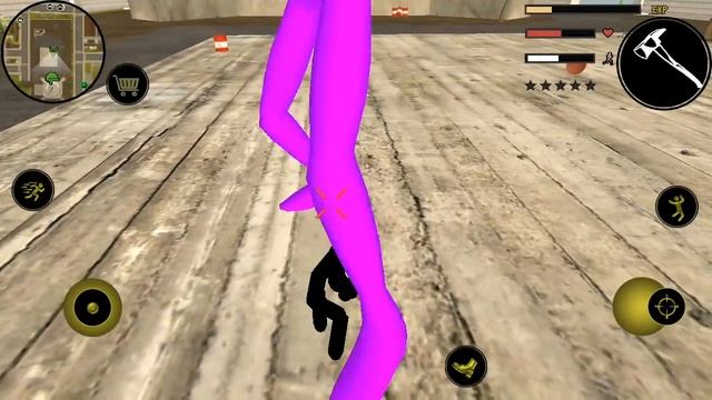 Stickman Rope Hero Vice Town Fan Made (Naxeex LLC) Android Gameplay HD смотреть онлайн