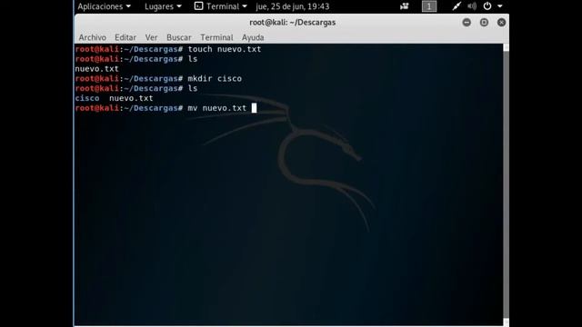 Utilizar cp, mv, touch, y rm En kali linux # parte 2 ||MUNDO \\ RED смотреть онлайн