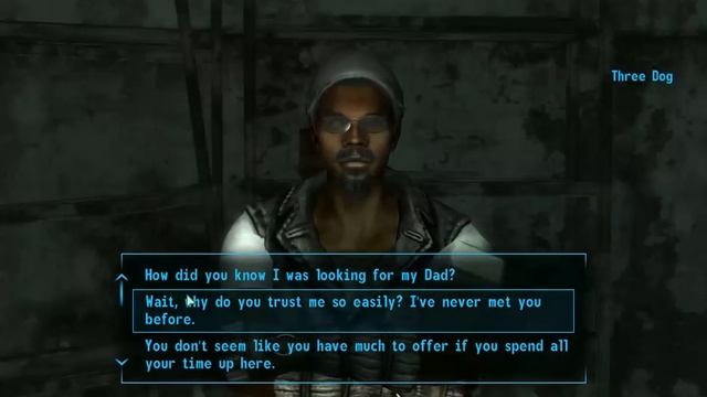 Fallout 3 gameplay Meeting Three Dog смотреть онлайн