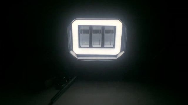 Светодиодная фара 30W квадратная + дхо смотреть онлайн