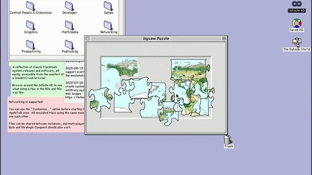 Mac OS 8 - Jigsaw puzzle смотреть онлайн