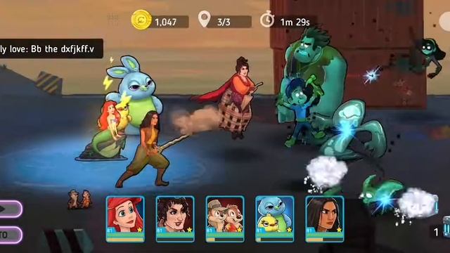 Disney Heroes Battle Mode Chapter 6. Port Line Chip n Dale Rescue Ranger Auto Mode Gameplay смотреть онлайн